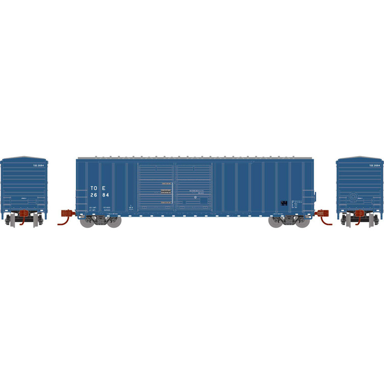 Athearn - N ATH 50' FMC DD Offset Box Car, TOE #2684 - -1760