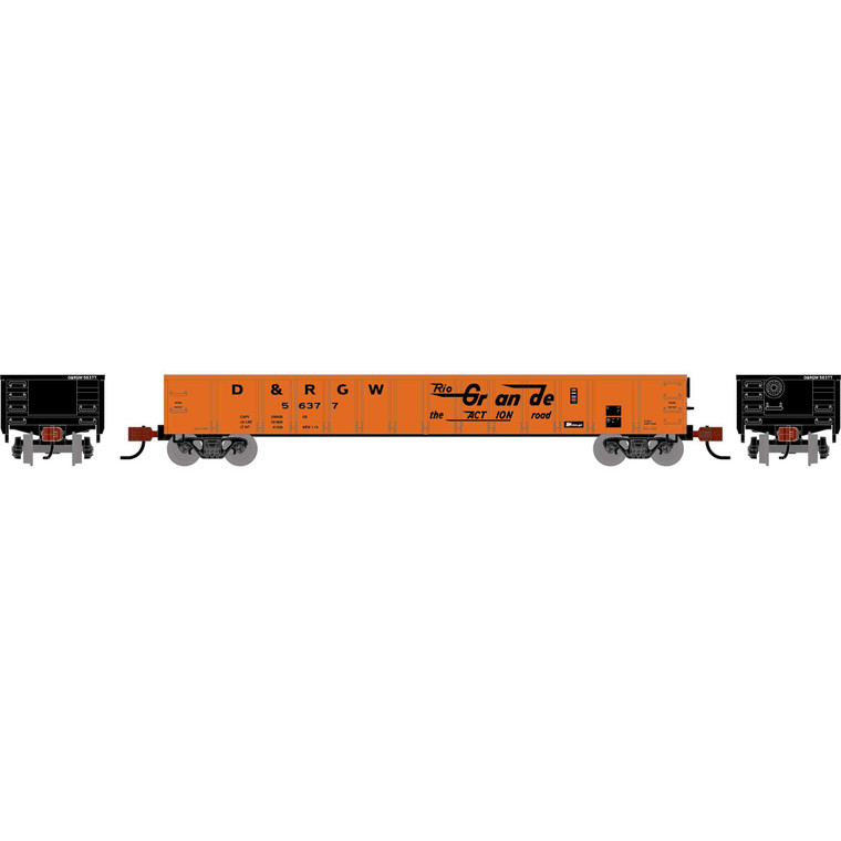 Athearn - N ATH 52' Mill Gondola, DRGW #56377 - -2018 Athearn - N ATH 52' Mill Gondola, DRGW #56377 - -2018