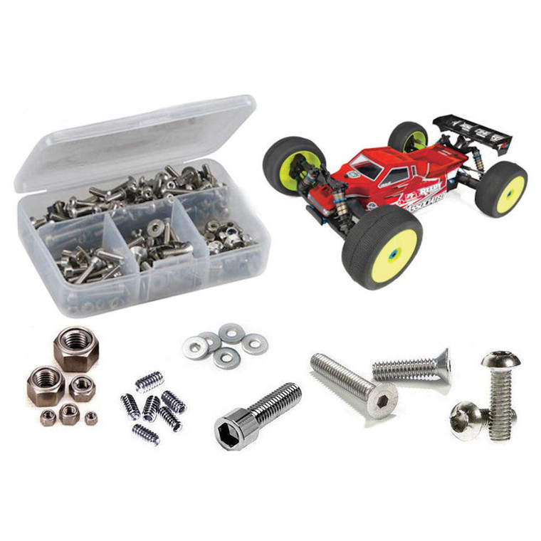 RC Screwz - Associated RC8T4e 1/8th (#80948) Stainless Steel Screw Kit - ASC141