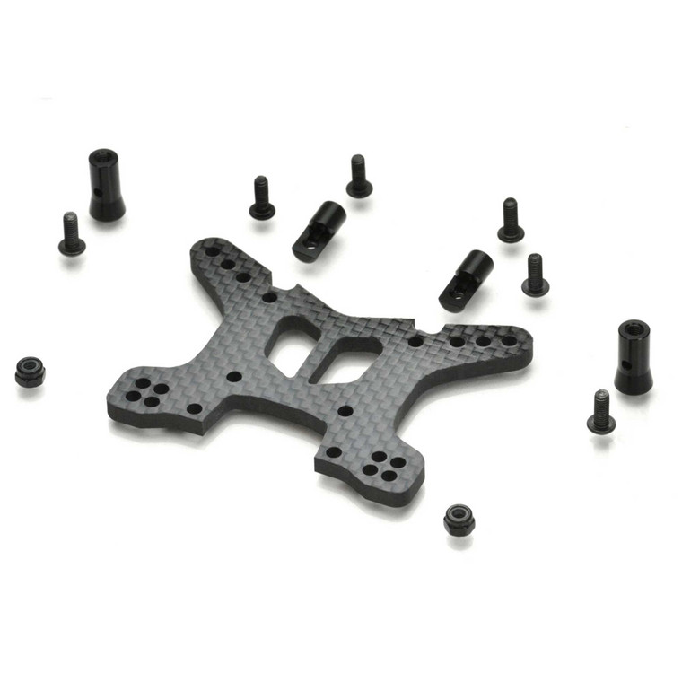 Exotek - TRAXXAS SLASH 4X4 CARBON FIBER SHOCK TOWER- FRONT, 4WD SLASH/ RALLY - 2214 Exotek - TRAXXAS SLASH 4X4 CARBON FIBER SHOCK TOWER- FRONT, 4WD SLASH/ RALLY - 2214
