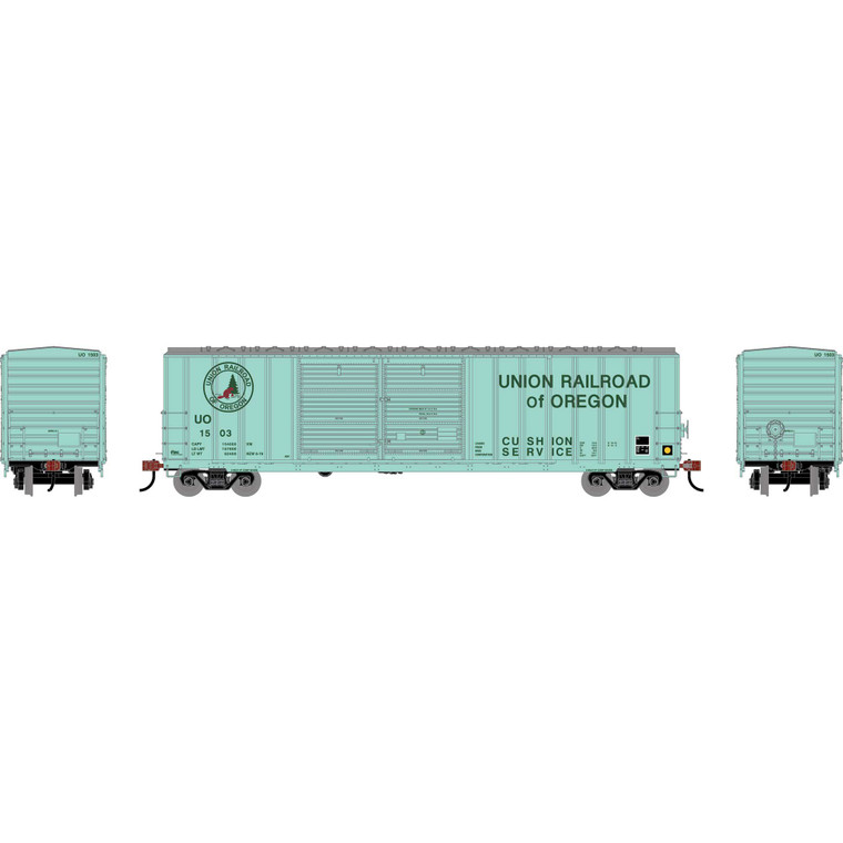 Athearn - HO ATH 50' FMC 5077 DD Offset Box Car, UO #1503 - -1744 Athearn - HO ATH 50' FMC 5077 DD Offset Box Car, UO #1503 - -1744
