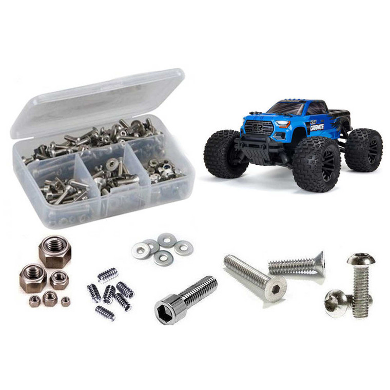 RC Screwz - Arrma Granite Mega 550 Monster RTR 1/10th  (#ARA4202V3) Stainless Steel Screw Kit - ARA054