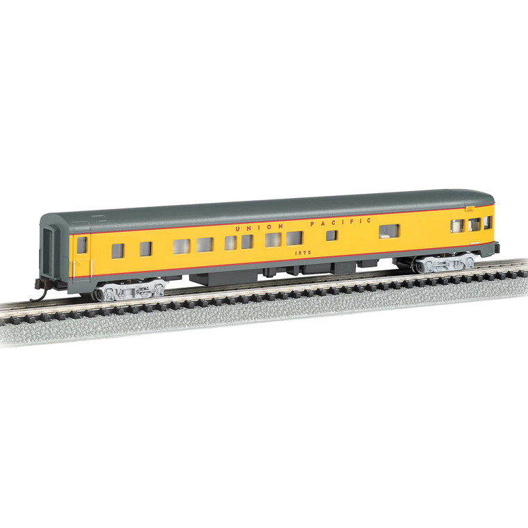 Bachmann Industries - Bachmann Trains - 72' SMOOTH-SIDE BAGGAGE CAR - UNION PACIFIC? #1576 - N Scale - 14357