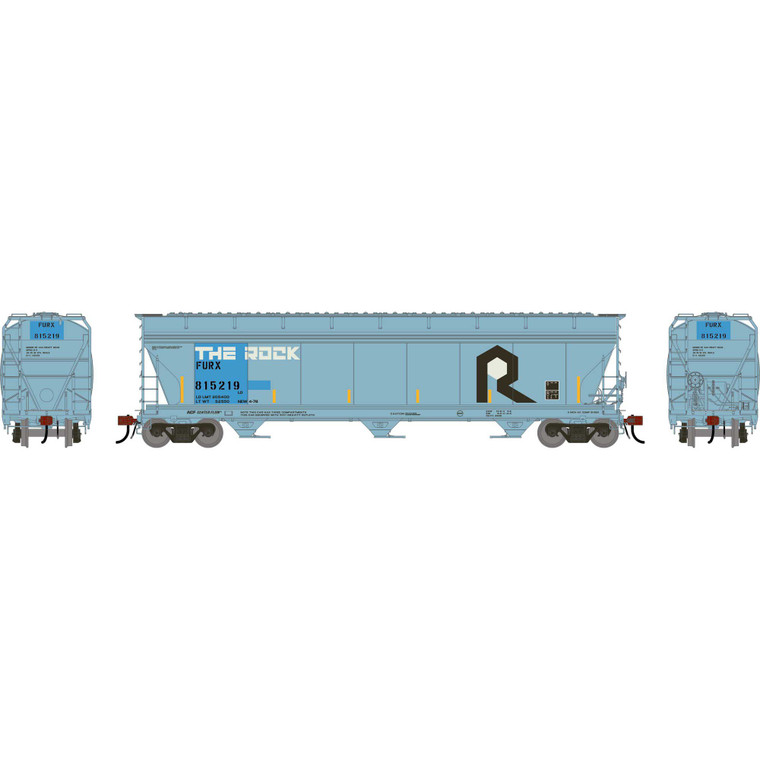 Athearn - HO GEN ACF 4600 Covered Hoppers, Primed For Grime FURX #815219 - G-1530