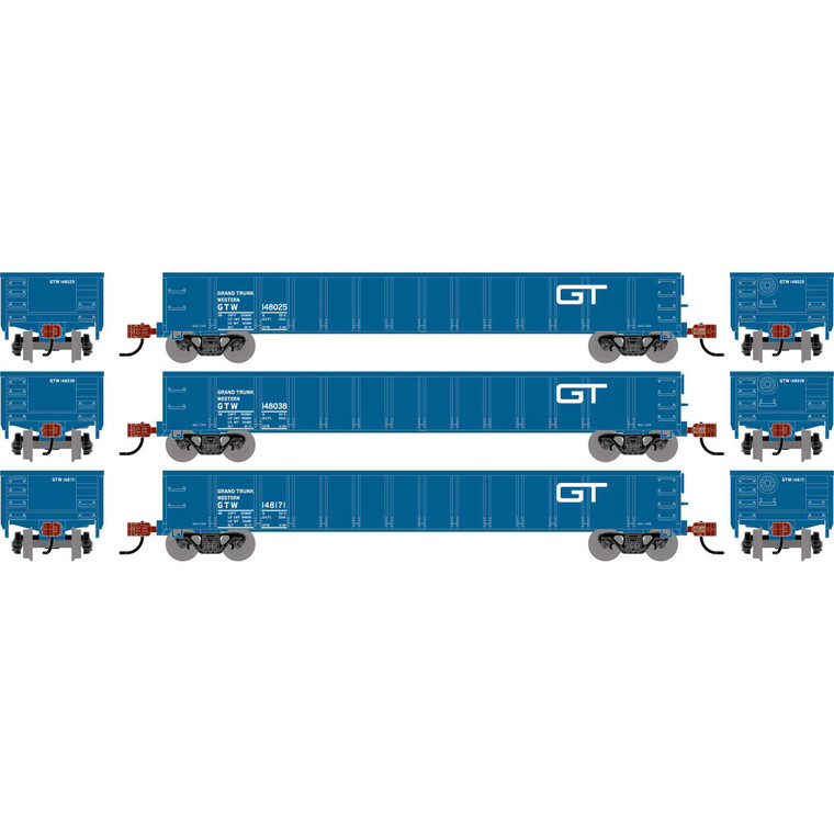 Athearn - N ATH 52' Mill Gondola, GTW #148025/148038/148171 (3) - -2025 Athearn - N ATH 52' Mill Gondola, GTW #148025/148038/148171 (3) - -2025