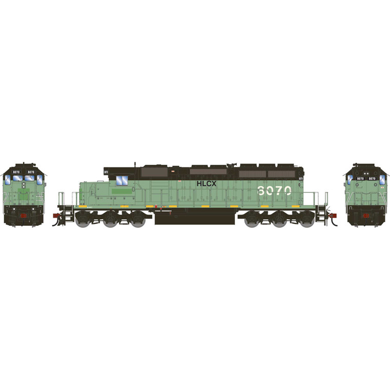 Athearn - HO ATH SD40-2 Locomotive Primed For Grime, HLCX #8070 - -1804
