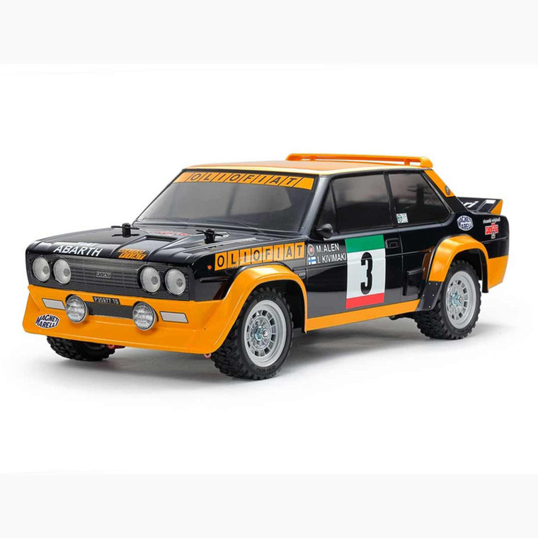 Tamiya - RC Fiat 131 Abarth Rally MF-01X Olio Fiat Painted Body - Limited Edition - 47494A