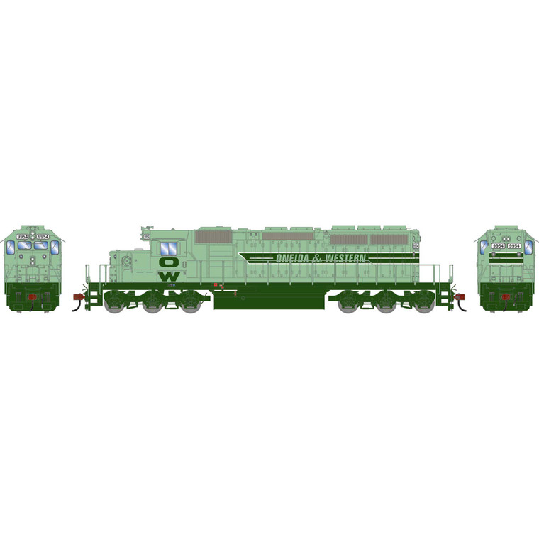 Athearn - HO ATH SD40-2 Locomotive w/DCC & Sound, OWTX #9954 - -1815