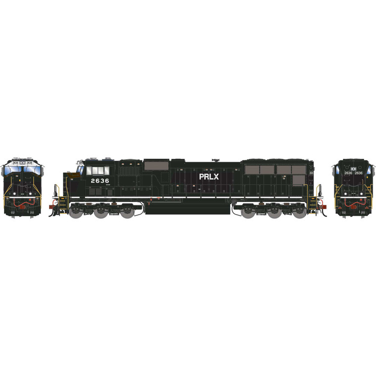 Athearn - HO GEN SD70M Locomotive w/DCC & Sound, Primed For Grime PRLX Ex-NS #2636 - G-1612