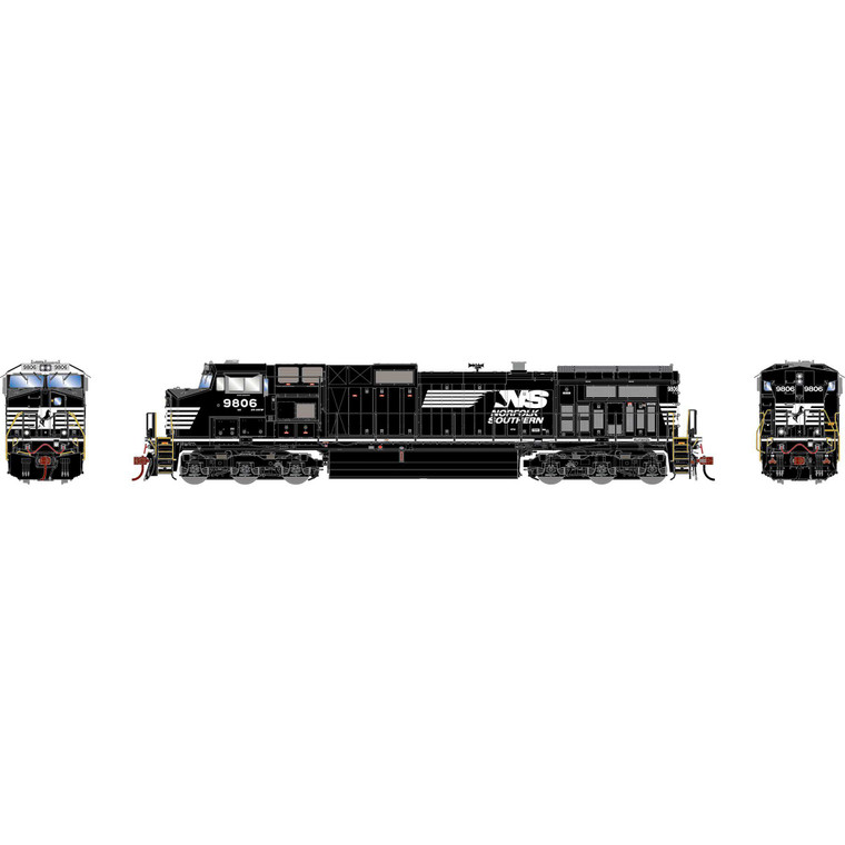 Athearn - HO GEN GE Dash 9-40CW Locomotive w/DCC & Sound, NS #9806 - G-1218