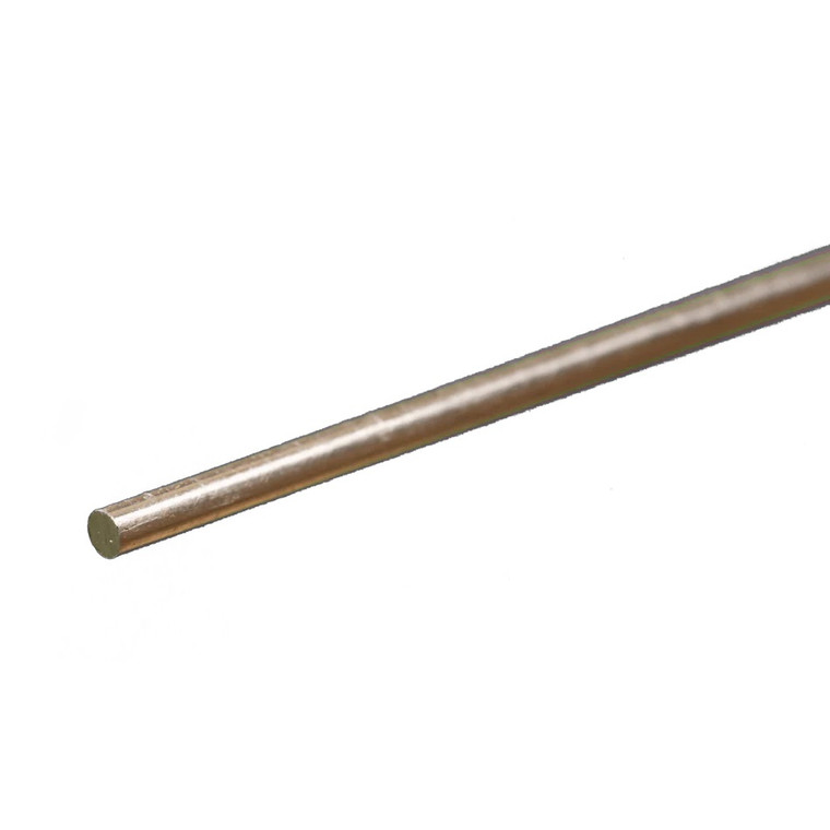 K & S Metals - Round Aluminum Rod: 3/32" OD x 12" Long - 83042
