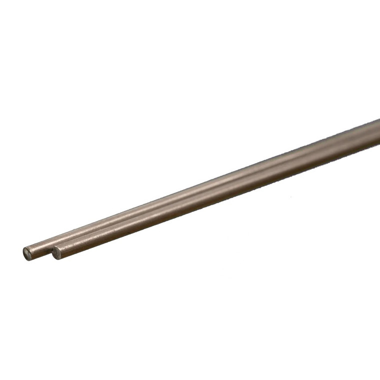 K & S Metals - Round Stainless Steel Rod: 1/16" OD x 12" Long - 87131