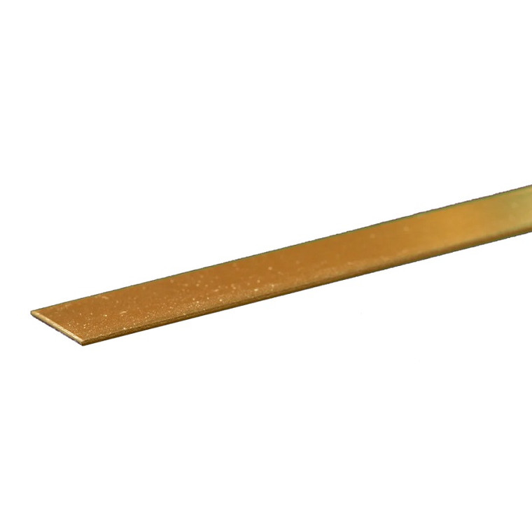 K & S Metals - Brass Strip: 0.025" Thick x 1/2" Wide x 12" Long - 8236