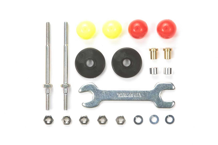 Tamiya - JR Plastic Roller Set, 13mm, Long Low Friction - 15408
