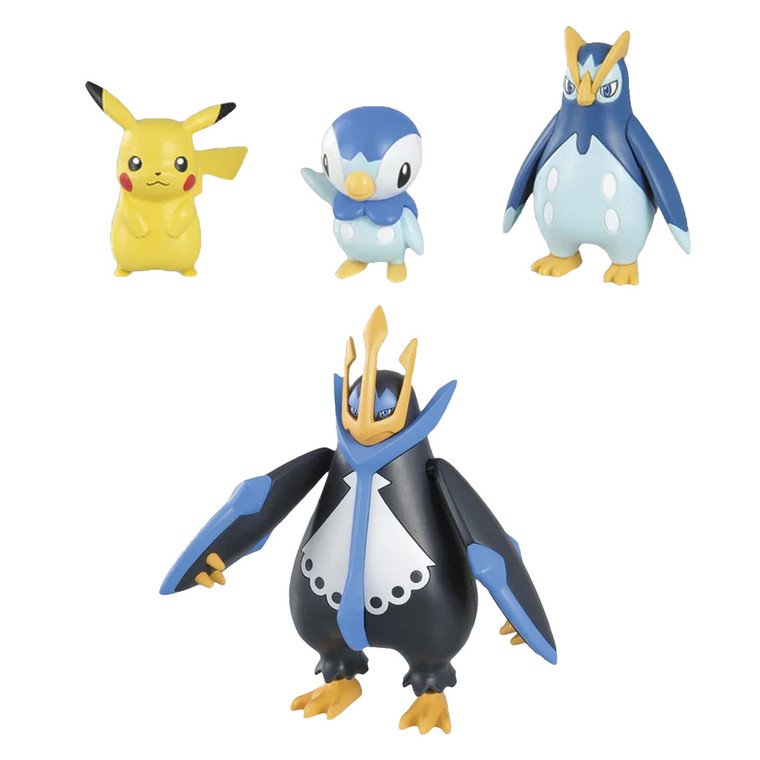 Bandai - Empoleon Evolution Set "Pokemon", Bandai Hobby - 2730253 Bandai - Empoleon Evolution Set "Pokemon", Bandai Hobby - 2730253