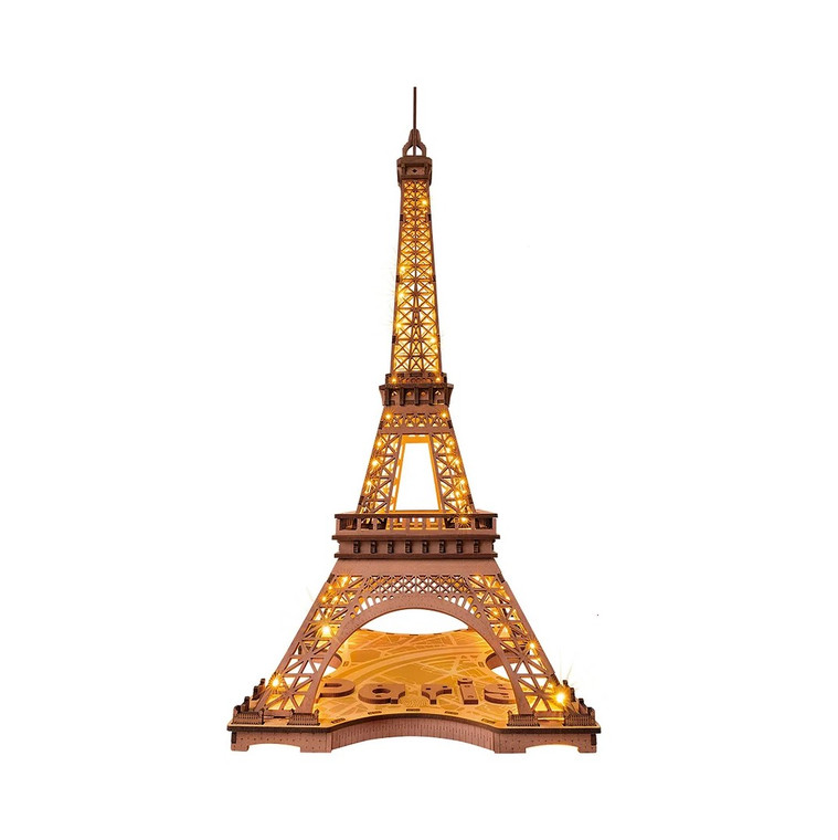 Robotime - Night of the Eiffel Tower 3D Wooden Puzzle - TGL01