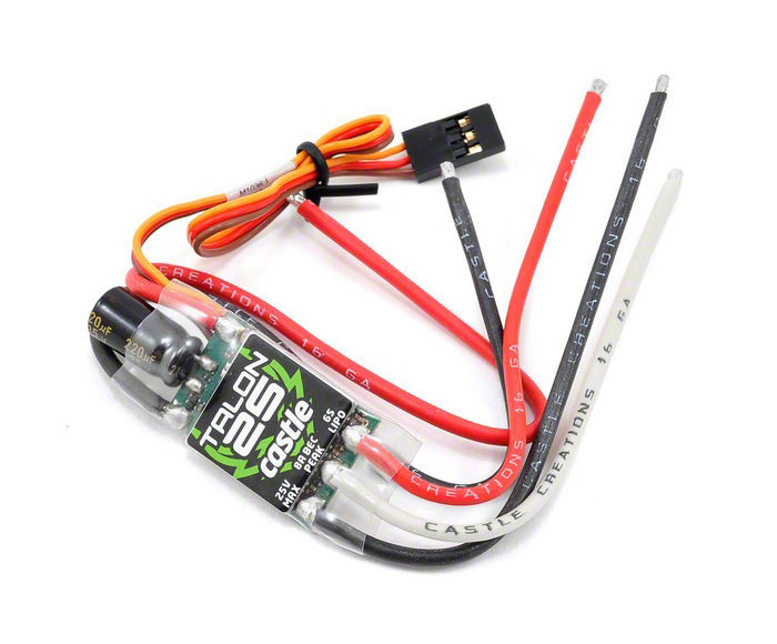 Castle Creations - Talon 25 Amp ESC, 6S / 25V with 8 Amp BEC - 010-0128-00