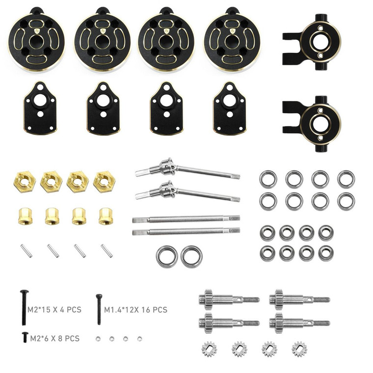 Power Hobby - Brass Front / Rear Portals, for Traxxas TRX-4M - 5731