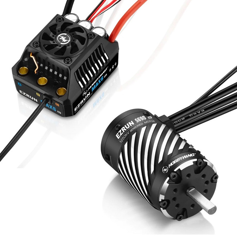 Hobbywing - Ezrun MAX6 G2 5690SD 1250KV Motor Combo - 38010804 Hobbywing - Ezrun MAX6 G2 5690SD 1250KV Motor Combo - 38010804