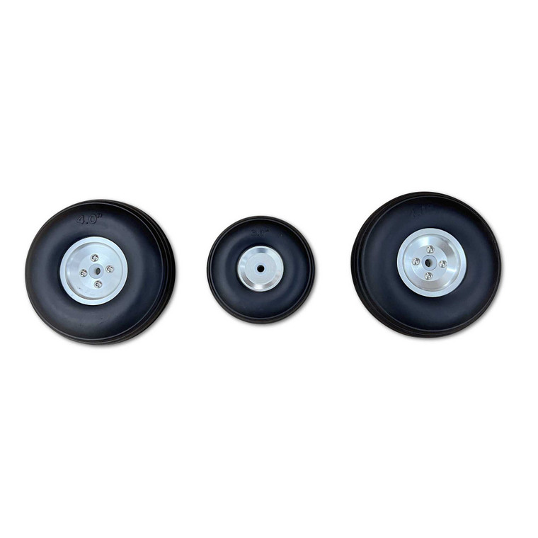 Hangar 9 - Aluminum Hub Wheel Set (3): OV-10 Bronco 20cc - 505532