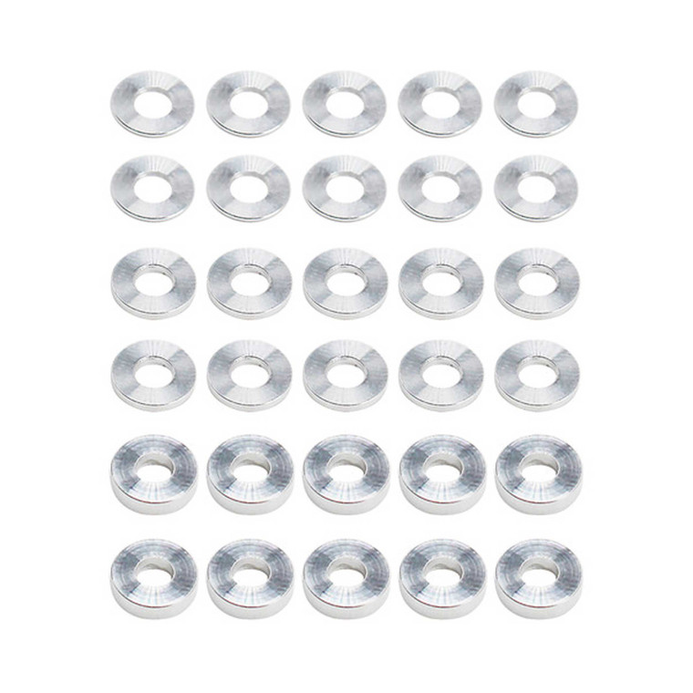 Hot Racing - 7.8x3mm Aluminum Bulkhead Washer (30) - SPC3078A