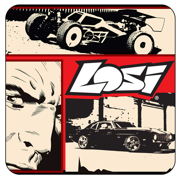 Losi - Race Comic Sticker - STK5
