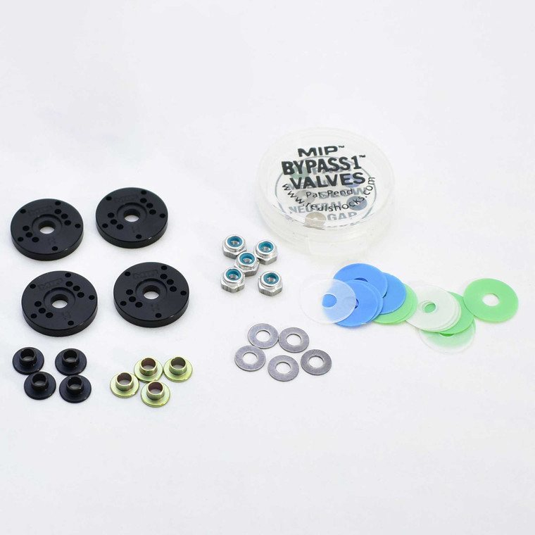 MIP-Moores Ideal Products - Bypass1? Hi-Flow Piston Kit, 5-Hole x 1.3mm, 1/8th Scale - 23405