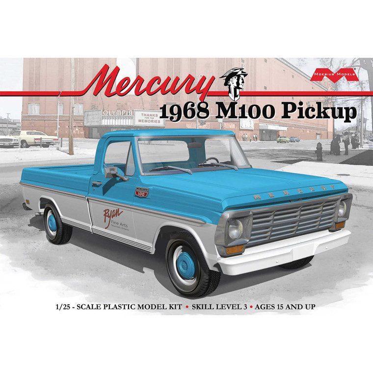 Moebius Models - 1968 Mercury M100 Pickup - 2740