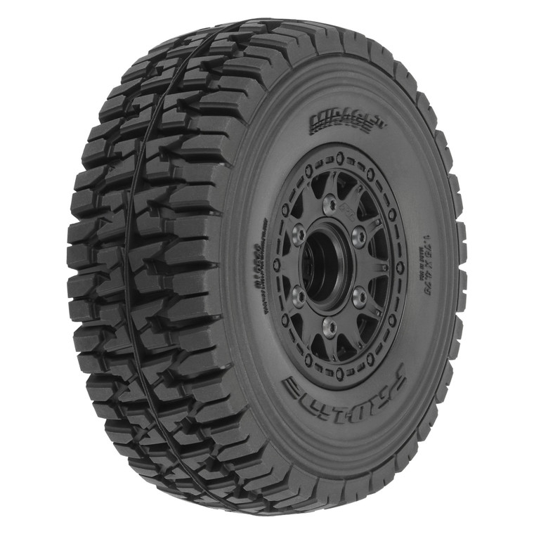 Pro-line Racing - Mirage TT 2.2"/3.0" BELTED SC Tires Mounted on Raid Black 6x30 Removable Hex (12mm & 14mm) Wheels (2) - 1024811 Pro-line Racing - Mirage TT 2.2"/3.0" BELTED SC Tires Mounted on Raid Black 6x30 Removable Hex (12mm & 14mm) Wheels (2) - 1024811