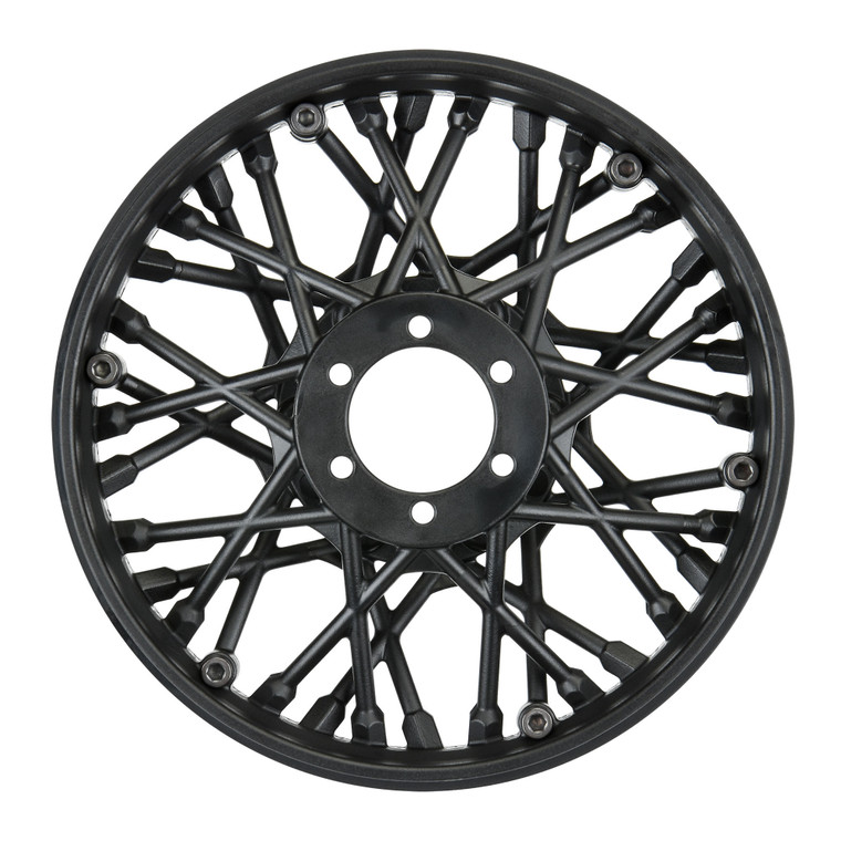 Pro-line Racing - Supermoto Front Wheel, Black: Promoto-MX - 282003