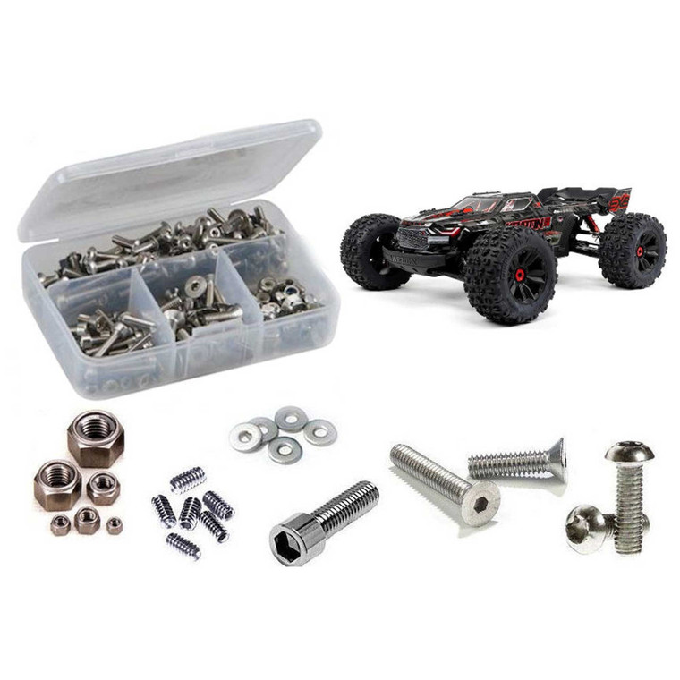 RC Screwz - Arrma 1/5 KRATON 4X4 8S BLX EXB(#ARA5808V2) Stainless Steel Screw Kit - ARA057