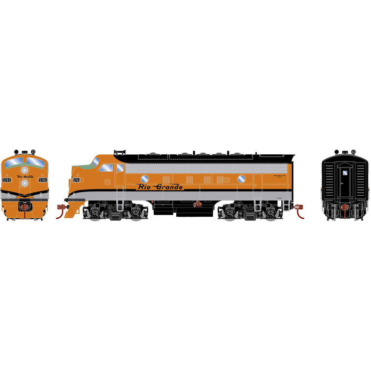 Roundhouse - HO RND F7A Locomotive DCC-Ready, DRGW #5741 - -2236 Roundhouse - HO RND F7A Locomotive DCC-Ready, DRGW #5741 - -2236