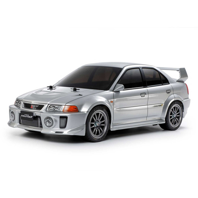 Tamiya - 1/10 Mitsubishi Lancer Evolution V TT-02 4x4 On-Road Touring Kit - 58713 Tamiya - 1/10 Mitsubishi Lancer Evolution V TT-02 4x4 On-Road Touring Kit - 58713