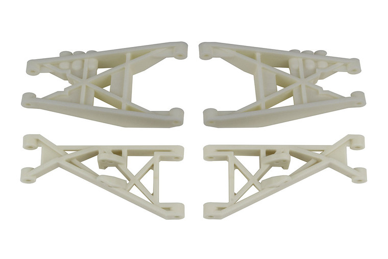 Team Associated - Front and Rear Suspension Arms, white - 7806