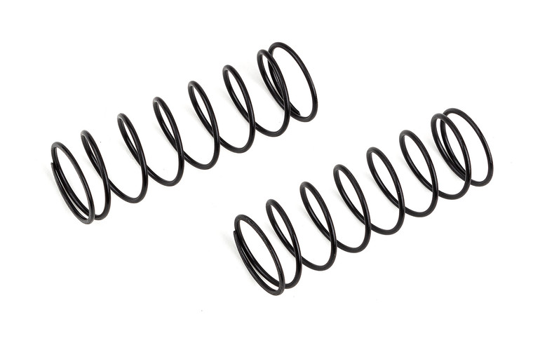 Team Associated - 16mm Front Springs, Black 4.65 lb/in, L68, 8.25T, 1.5D - 81660