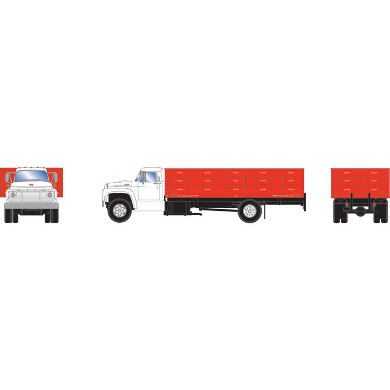 Athearn - HO ATH Ford F-850 Grain Truck, White Cab - -2109 Athearn - HO ATH Ford F-850 Grain Truck, White Cab - -2109