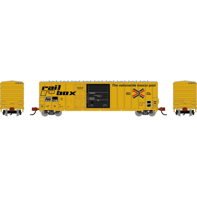 Athearn - N ATH 50' FMC 5277 Combo Door Box Car, CNA 'Ex-Railbox' #553759 - -2176