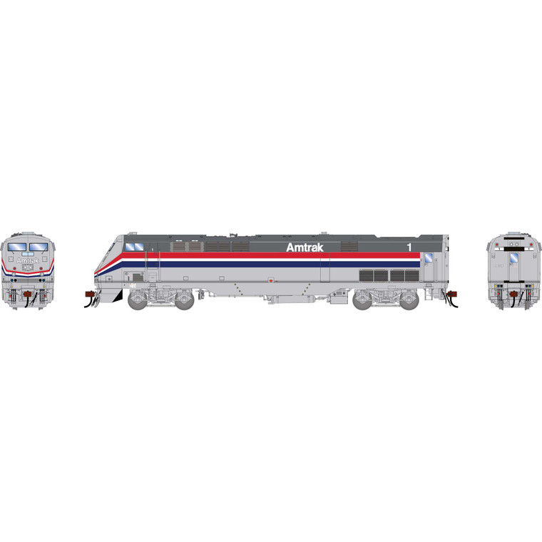 Athearn - HO GEN P42DC Locomotive w/DCC & Sound,AMTK Phase III #1 - G-1685