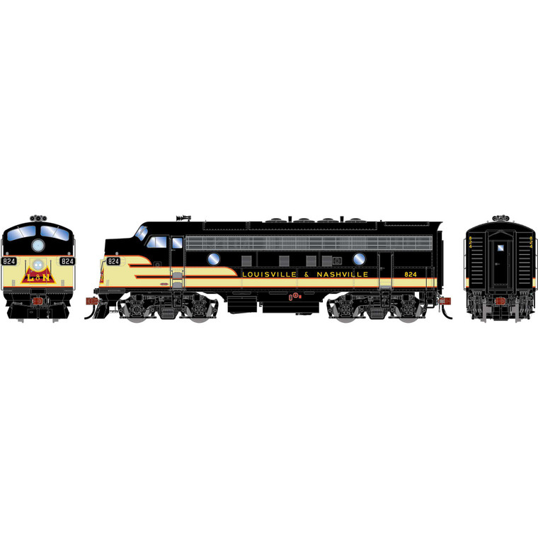 Athearn - HO GEN F7A Locomotive, Freight LN #824 - G-1711 Athearn - HO GEN F7A Locomotive, Freight LN #824 - G-1711