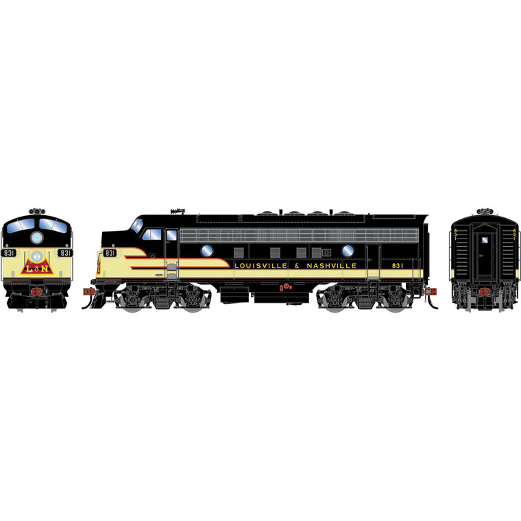 Athearn - HO GEN F7A Locomotive w/DCC & Sound, Freight LN #831 - G-1726