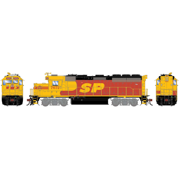 Athearn - HO GEN GP40-2 Locomotive, SP 'Kodachrome' #7672 - G-1737