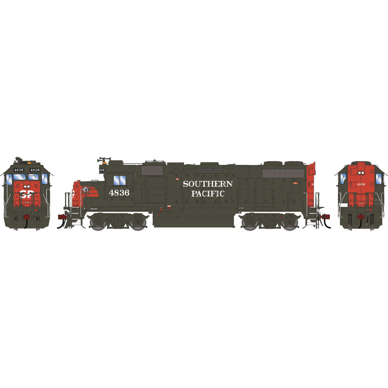 Athearn - HO GEN GP38-2 Locomotive, SP #4836 - G-1812
