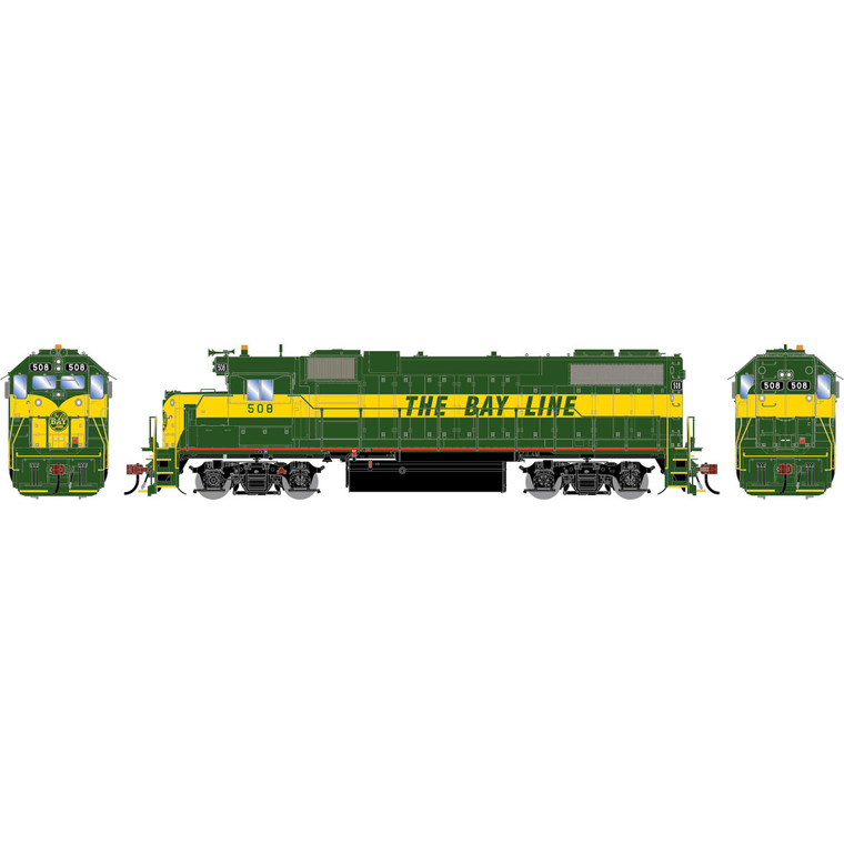 Athearn - HO GEN GP38-2 Locomotive, ASAB #508 - G-1817