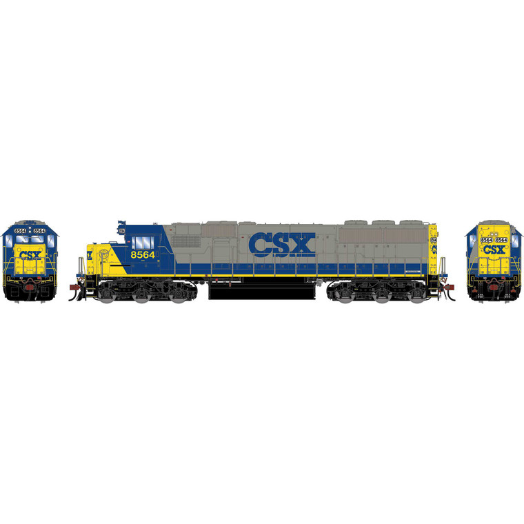 Athearn - HO GEN SD50 Locomotive w/DCC & Sound, CSXT YN2 #8564 - G-1859