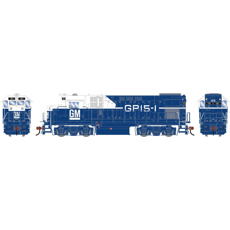 Athearn - HO GEN GP15-1 Locomotive w/DCC & Sound, Legendary Liveries EMDX 'DEMO' #151 - G-1902
