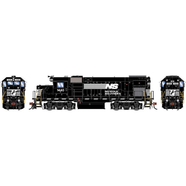 Athearn - HO GEN GP15-1 Locomotive w/DCC & SOUND, NS #1440 - G-1907