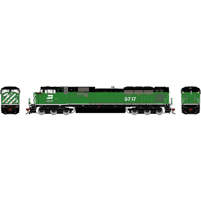Athearn - HO GEN SD90MAC Locomotive, Legendary Liveries BN #9717 - G-1926