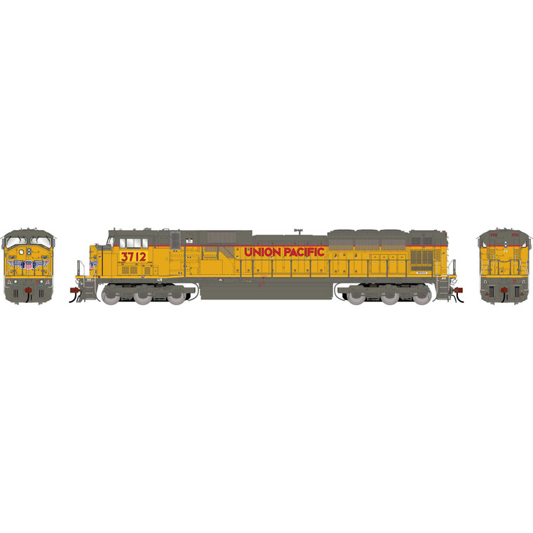 Athearn - HO GEN SD90MAC Locomotive w/DCC & SOUND, UP #3712 - G-1932