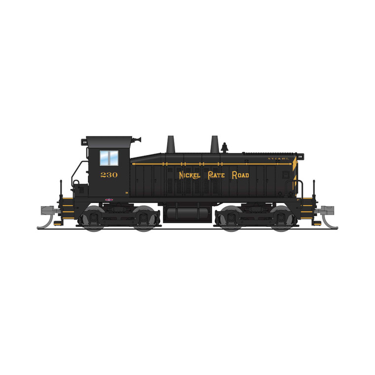 Broadway Limited Imports - EMD SW7 Switcher, NKP 230, Black & Yellow, , Paragon4 Sound/DC/DCC, N - 9344 Broadway Limited Imports - EMD SW7 Switcher, NKP 230, Black & Yellow, , Paragon4 Sound/DC/DCC, N - 9344