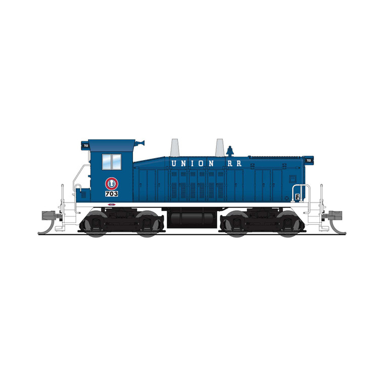 Broadway Limited Imports - 9393 EMD SW7 Switcher, Union RR 705, Blue & White, No-Sound / DCC-Ready, N - 9393 Broadway Limited Imports - 9393 EMD SW7 Switcher, Union RR 705, Blue & White, No-Sound / DCC-Ready, N - 9393